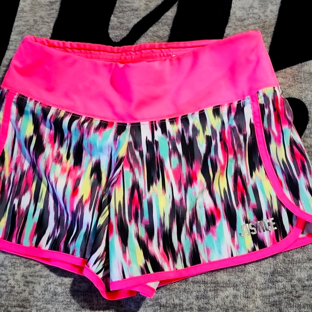 Girls justice sport shorts